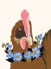 Beautiful Chick Art Print
