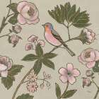 Golden Aviary III Art Print