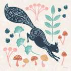 Gathering Mushrooms Art Print