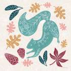 Gathering Pinecones Art Print