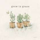 Garden Plants Grace Art Print