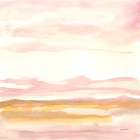 Pink Horizon II Art Print