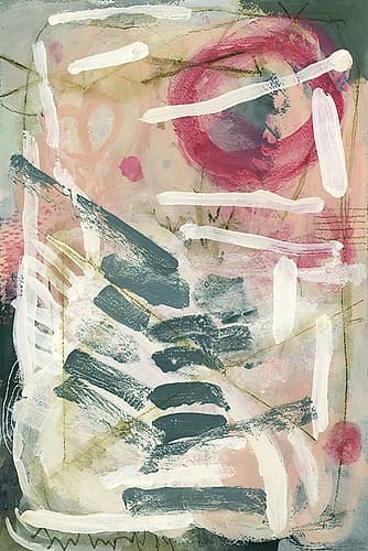 Strawberry Fields Abstract Art Print