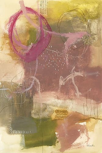 Lemon Season Abstract Art Print