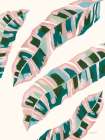 Tropical Banana Leaves Art Print