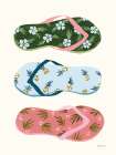 My Tropical Flip Flops Art Print