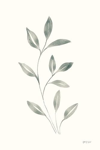 Linen Leaves I Nature Print