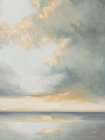 Shimmering Sea Gray Art Print