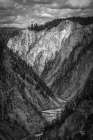 Yellowstone Summers Black and White Art Print