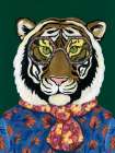 Miami Living Tiger Portrait Art Print