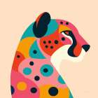 Safari Cat II Art Print