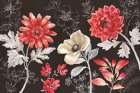 Flora Toile I Dark Art Print