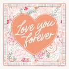 Blooming Hearts V Art Print