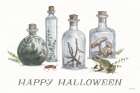 Spooky Halloween I Color Art Print