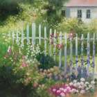 Cottage Garden Art Print