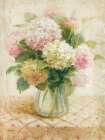 Cottage Hydrangeas in Pink Art Print