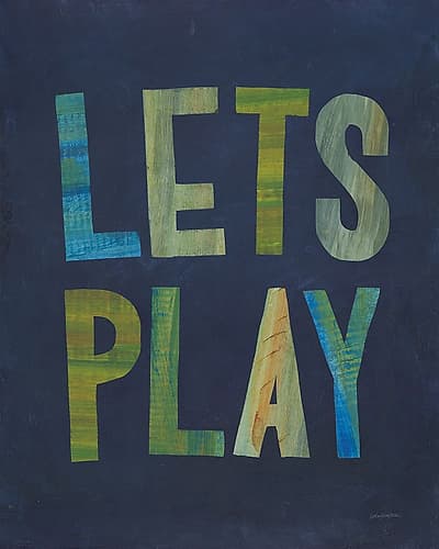 Lets Play Modern Print