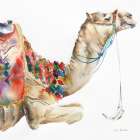 Desert Camel I Crop Art Print