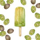 Fruity Popsicles IV Art Print