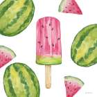 Fruity Popsicles VII Art Print