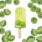 Fruity Popsicles VIII Art Print