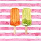 Fruity Popsicles X Art Print