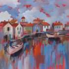 Seaport Village Art Print