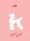 Cin Cin Poodle Art Print