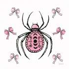 Coquette Spider Art Print