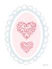 Coquette Keepsake II Art Print