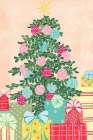 Happy Christmas Tree Art Print