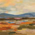 Distant Mountain I Art Print