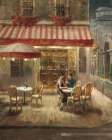 Paris Cafe II Crop v2 Art Print