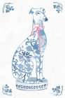 Chinoiserie Dogs II Art Print