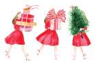 Holiday Prepping I Art Print