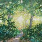 Spring Walk Art Print