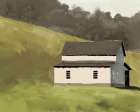 Neutral Barn I Art Print
