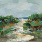Grassy Beach Art Print