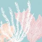 Coastal Reef V Blue Art Print