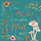 Garden Fairies Blue VIII Art Print