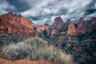 Zion National Park Storms Art Print