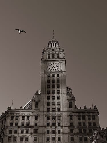 Chicago River Walk Art Print