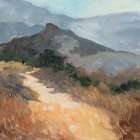 Golden Trail Art Print