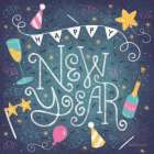 Happy New Year Art Print