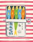 Sardine Tin I Red Art Print