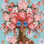 Sunning in Florals I Art Print