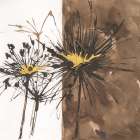 Gilded Thistle II Art Print