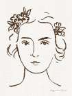 French Garden Portrait Art Print