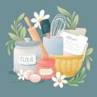 Bake Shop II Art Print