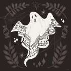 Spooky Silhouettes III Art Print